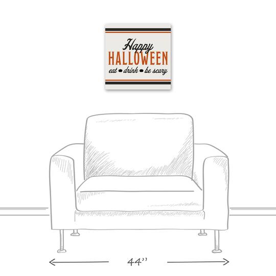 Happy Halloween Canvas Wall Art